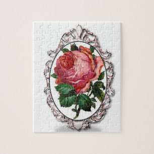 Floral Jigzaag Puzzle Legpuzzel