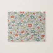 Floral Jigzaag Puzzle Legpuzzel (Horizontaal)