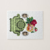 Floral Jigzaag Puzzle Legpuzzel (Horizontaal)