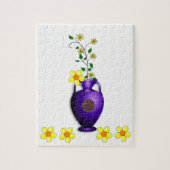 Floral Jigzaag Puzzle Legpuzzel (Verticaal)