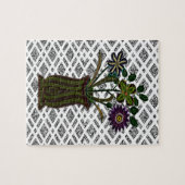 Floral Jigzaag Puzzle Legpuzzel (Horizontaal)