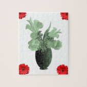 Floral Jigzaag Puzzle Legpuzzel (Verticaal)