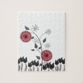 Floral Jigzaag Puzzle Legpuzzel (Verticaal)