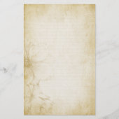  Floral Journal Note Paper Briefpapier (Voorkant)