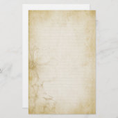  Floral Journal Note Paper Briefpapier (Voorkant / Achterkant)