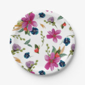 Floral Joyeaux Signature Borden Papieren Bordje (Voorkant)