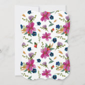 Floral Joyeaux Signature Uitnodigingen (Achterkant)