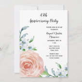 Floral Jubileum Kaart (Voorkant)