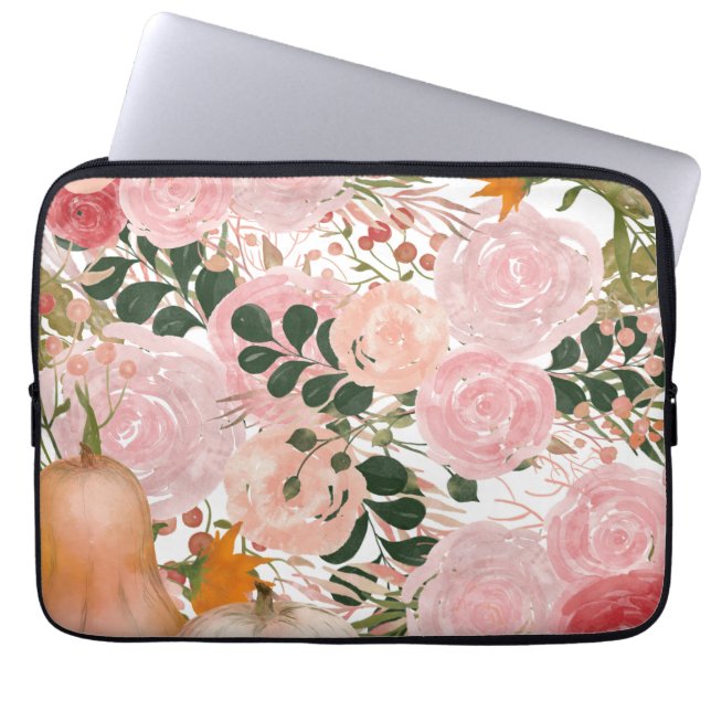 Floral Jumpsuit Laptop Sleeve (Voorkant)
