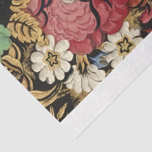 Floral Junk Journal Background Expanders Tissuepapier (Detail)