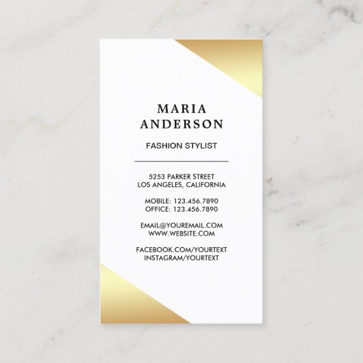  Floral Jurk Vorm Mannequin Mode Stylist Visitekaartje (Achterkant)