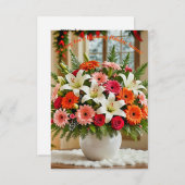 Floral Kaart (Voorkant / Achterkant)