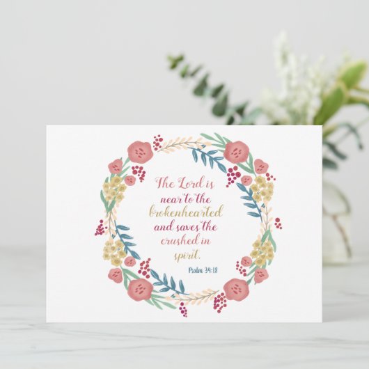 Floral Kaart (Staand voorkant)