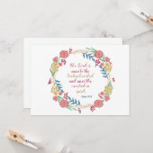 Floral Kaart (Voorkant / Achterkant in situ)