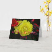Floral Kaart (Gele Bloem)