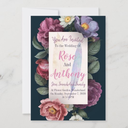 Floral Kaart (Voorkant)