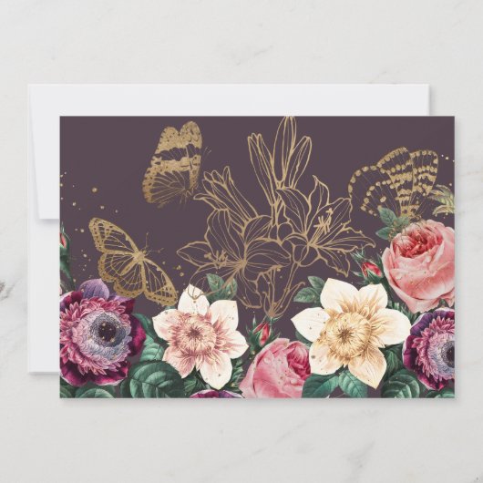 Floral Kaart (Achterkant)