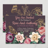 Floral Kaart (Voorkant / Achterkant)