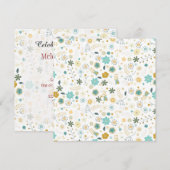 Floral Kaart (Voorkant / Achterkant)