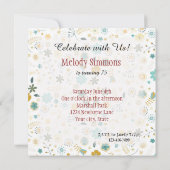 Floral Kaart (Achterkant)