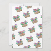 Floral Kaart Shower per Mail Birthday (Achterkant)