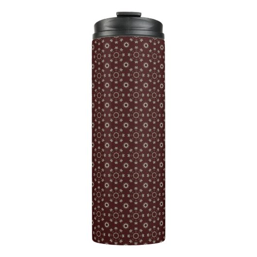Floral Kabul Koffietank Thermosbeker (Voorkant)