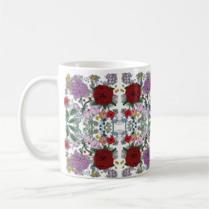 Floral Kaleidoscoop Mok