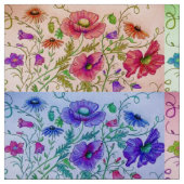 Floral Kaleidoscoop Stof (Swatch)