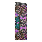 Floral Kaleidoscoop Thermosbeker (Geroteerd rechts)
