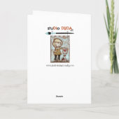 Floral Kaleidoscope - Birthday Kaart (Achterkant)