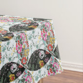 Floral Kaleidoscope - Bold Artistic beroemd gemaak Tafelkleed (Voorbeeld)