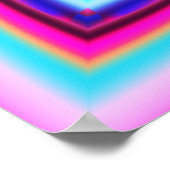 Floral Kaleidoscope, fractal wallart Poster (Hoek)