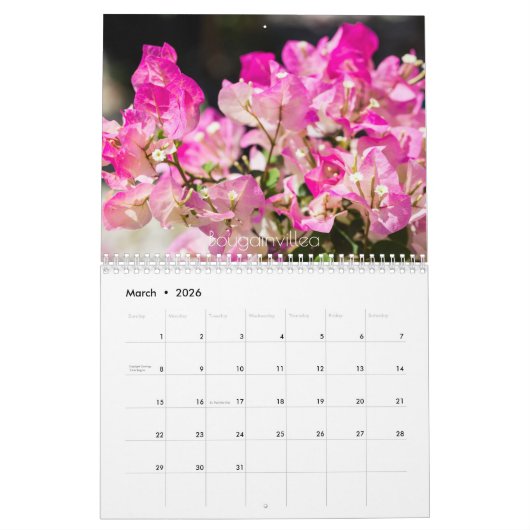 Floral Kalender (Mar 2026)