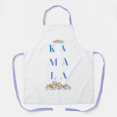 Floral Kamala Harris All-Over Print Schort, Medium Schort (Voorkant)