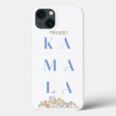 Floral Kamala Harris iPhone / iPad case (Achterkant)