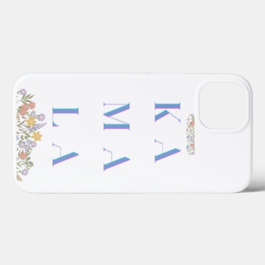 Floral Kamala Harris iPhone / iPad case (Achterkant (horizontaal))