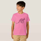Floral Kangaroo T-shirt (Voorkant volledig)