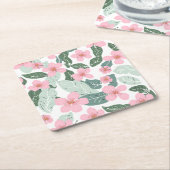 Floral Kartonnen Onderzetters (Schuin)