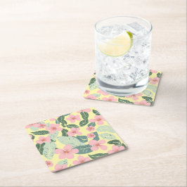 Floral Kartonnen Onderzetters