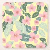 Floral Kartonnen Onderzetters (Voorkant)