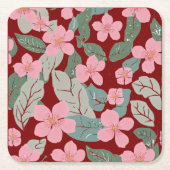 Floral Kartonnen Onderzetters (Voorkant)