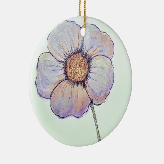 Floral Keramisch Ornament (Rechts)