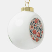  Floral Keramische Bal Ornament (Links)