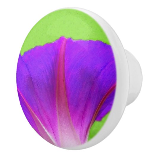 Floral Keramische Knop (Rechts)