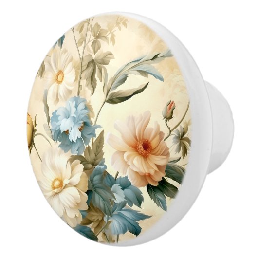  Floral Keramische Knop (Rechts)