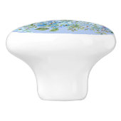 Floral keramische ladeknop knop (Zijkant)