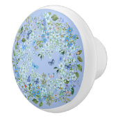 Floral keramische ladeknop knop (Rechts)