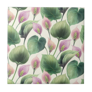 Floral keramische tegels tegeltje