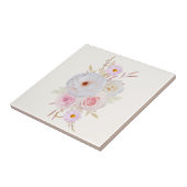 Floral keramische tegels tegeltje (Zijkant)