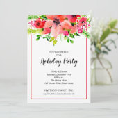 Floral kerstfeestdagen (Staand voorkant)